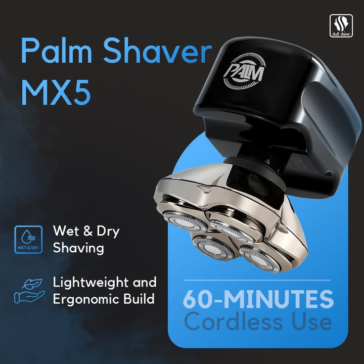 - Palm MX5 Head and Face Shaver - Smooth Shave
