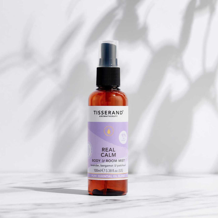 Aromatherapy - Real Calm Moodfix Mist - 100% Pure Essential Oil - Lavender, Bergamot, and Patchouli - Calming Aromatherapy - 100Ml