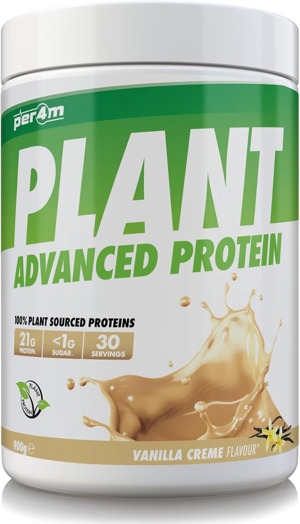 Plant Protein Matrix | 30 Servings of High Protein | Plant Shake with Amino Acids | for Optimal Nutrition When Training | Low Sugar Gym Supplements (Vanilla Creme, 900G)