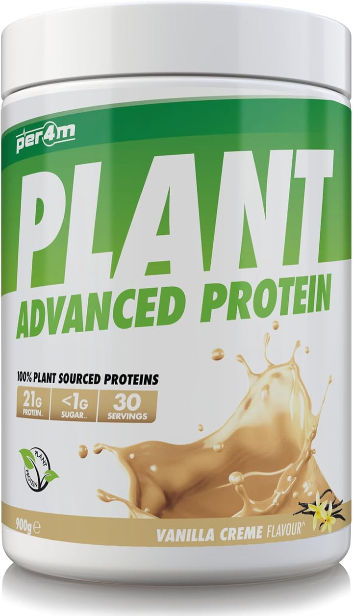 Plant Protein Matrix | 30 Servings of High Protein | Plant Shake with Amino Acids | for Optimal Nutrition When Training | Low Sugar Gym Supplements (Vanilla Creme, 900G)