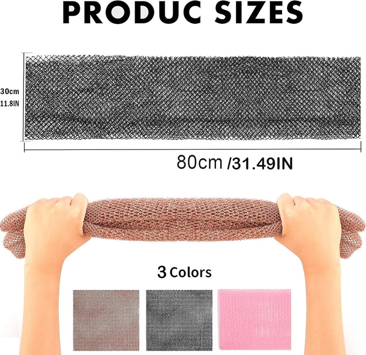 3Pcs African Sponge Bath, Exfoliating Net, Beauty Skin Wash Towel African Net Cloth Nylon Back Scrubbers Shower Body Cleaning Spa Massage Bath Towel Back Scrubber