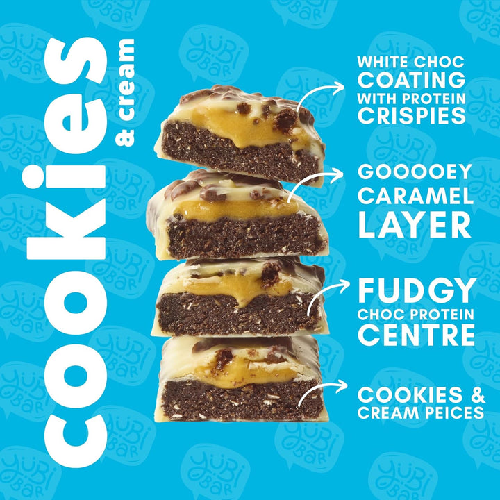 Yubi Variety Box 12 Pack - Protein Bars - 99 Calories, High Protein, High Fibre, Low Sugar, Gluten Free and Dairy Free - Healthy Snacks/Nutrition Bar - Chocolate Bars - 420G