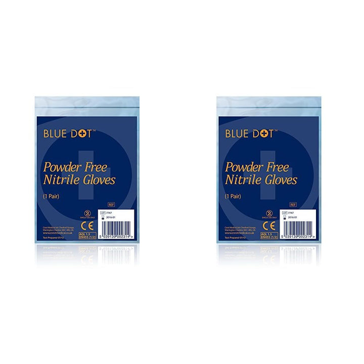 Medium Powder Free Nitrile Gloves (1 Pair)