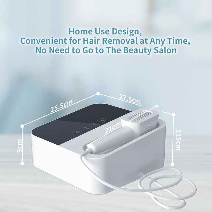 Laser Hair Removal Device, 3 in 1 Beauty Salon Grade Home Hair Remover Device with Cooling System, IPL Body Painless Laser Hair Removal for Face Armpits Arms Legs Bikini Line