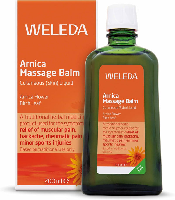Arnica Massage Balm, Bruising & Swelling, Rheumatic & Muscular Pain, Traditional Herbal Remedy, Natural & Organic, Vegan, 200 Ml