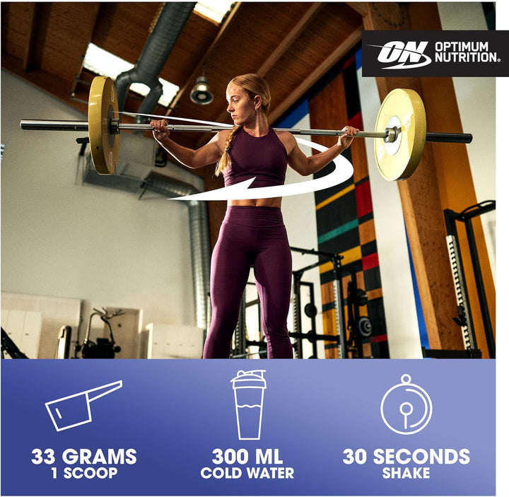 Gold Standard 100% Casein Slow Digesting Protein Powder with Zinc, Magnesium and Amino Acids, Support Muscle Growth & Repair Overnight, Creamy Vanilla Flavour, 28 Servings, 924 G