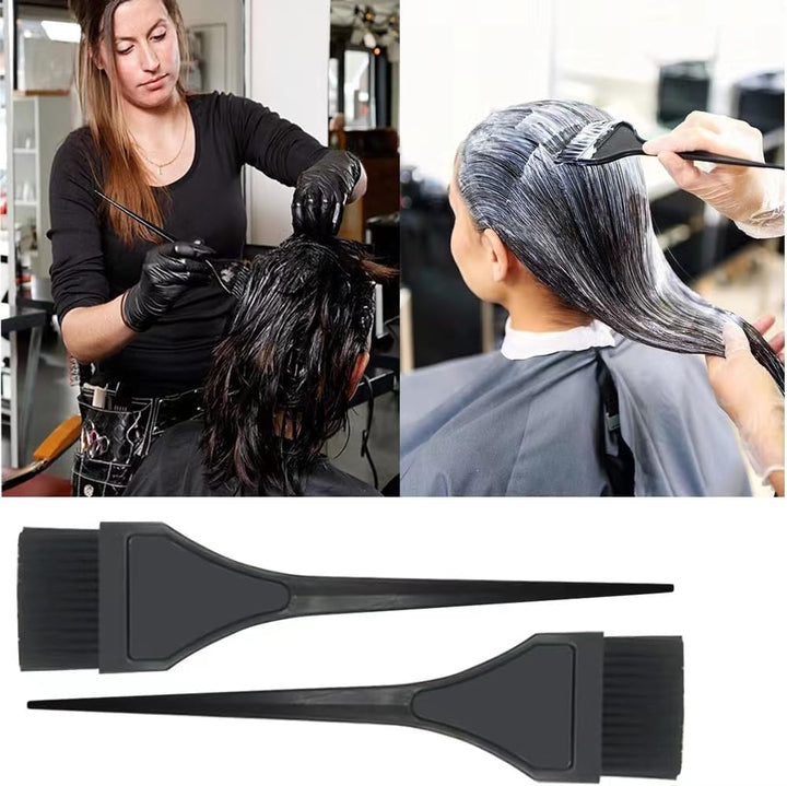 Hair Coloring Brush, 2 Pcs Hair Dye Brush, Hair Dyeing Comb Brush, Applicator Tools, for DIY Hair Coloring （20 Cmx3.5 Cm)