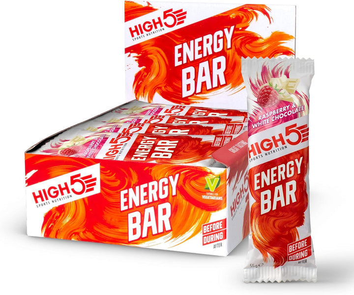Energy Bars - High Carb Energy Bars for Running, Cycling & Hiking - Vegan Oat Bars with Real Fruits - Healthy Snacks for Adults - Snack Bars Multipack for Training & Racing (12X55G, Berry)