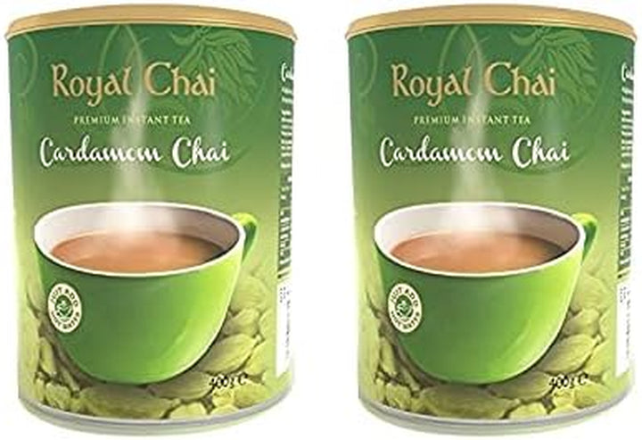 Royal Tea Elaichi Chai Unsweetened Tub 400G (Pack of 3) – Premium Instant Tea – Cardamom Tea – Natural – Instant Cardamom Indian Tea