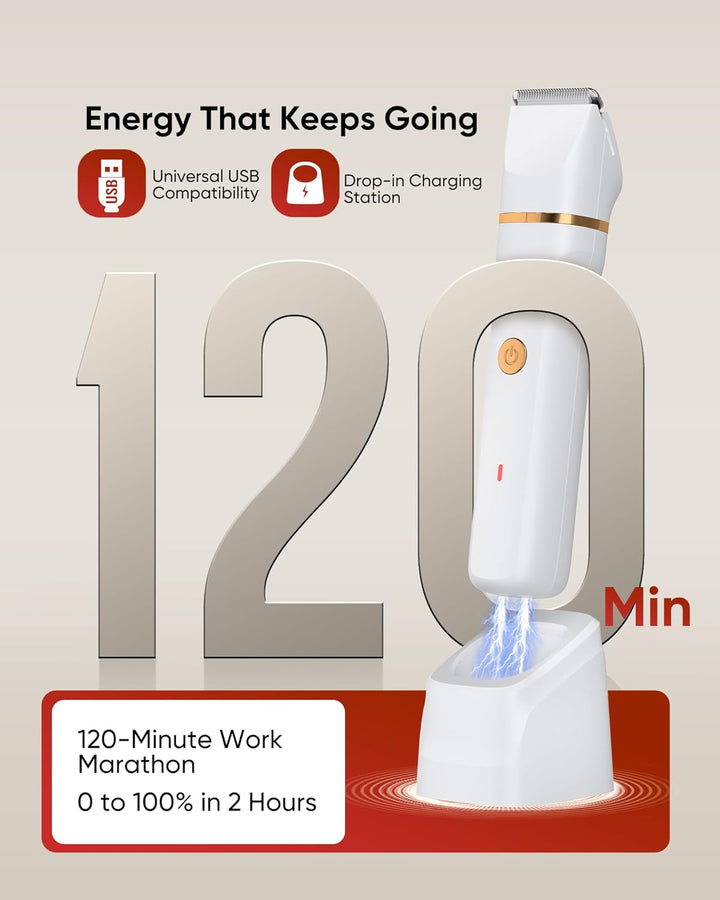 Lady Shavers for Women 3-In-1,Bikini Trimmer Woman IPX7 Waterproof,Nose Trimmer Rechargeable,Pubic Hair Trimmer for Women Wet and Dry,Painless Electric Foil Shaver for Body,Arms Legs Underarms