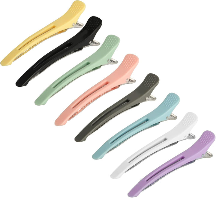 36 X Hair Clips for Styling, 3.5" Duck Bill Clips, Pin Curl Metal Sectioning Rollers, Long Roller Styling Alligator Hairdressing