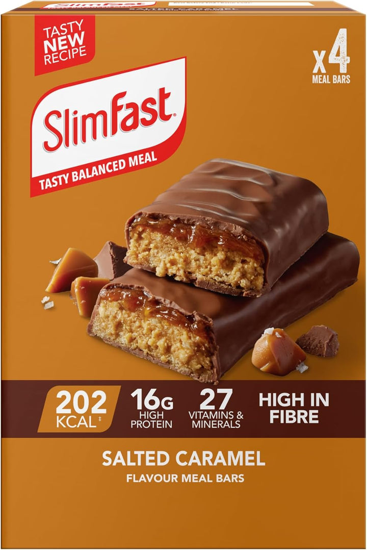 Dark Chocolate & Cranberry Meal Bar, 15 G Protein, 200 Calories, 27 Vitamins & Minerals, Meal Replacement for Weight Management or High-Protein Snack for Work, Gym & Travel, 4X60 G