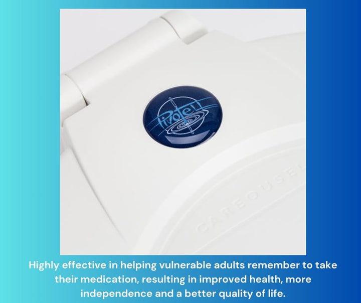 Advance Automatic Pill Dispenser with 24 Alarms - Enhanced Security & Advanced Technology Trusted by the NHS to Help Dementia, Alzheimer'S & Elderly Patients to Take Their Medication