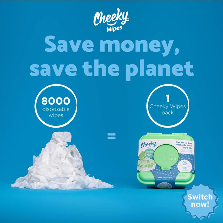 - Organic Premium White Heavyweight Cotton 25 Pack Baby Wipes - 15X15Cm Reusable Towelling Wipes, Extra Soft & Perfect for Cleansing Baby'S Hands and Face | Eco Friendly