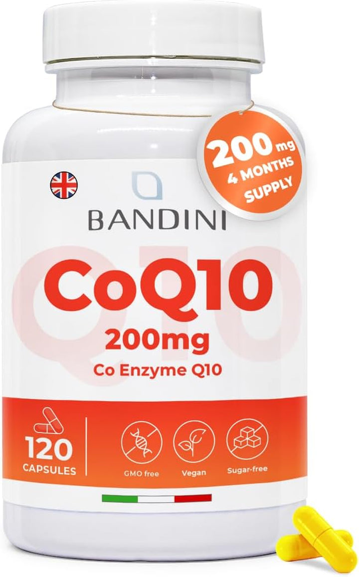 ® Coq10 200Mg | 60 Vegan Capsules of High-Strength Co Enzyme Q10 (2-Month Supply) | Naturally Fermented & Lab Tested Ubiquinone Q 10 | High Absorption Coenzyme Coq 10 Supplement 100% Pure