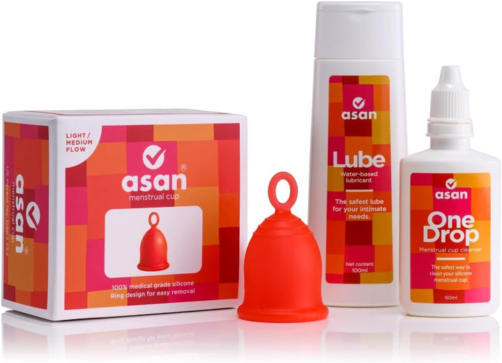 Onedrop Menstrual Cup Cleanser, 60 Ml | a Natural & Safe Way to Wash Your Cups | Portable Travel Bottle for Hygiene on the Go | Steriliser to Remove Odour & Stains | Eco-Friendly Period Product