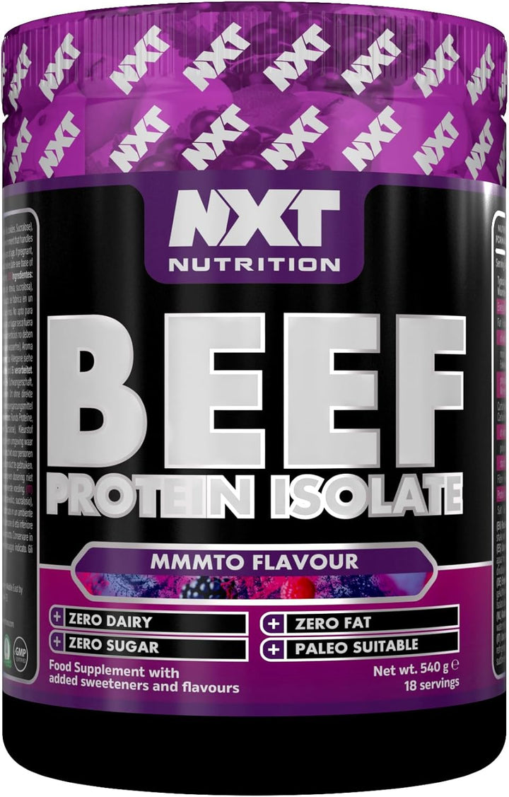 NXT Beef Protein Isolate 540G - High Protein Powder in Natural Amino Acids - Paleo, Keto Friendly - Dairy and Gluten Free | 540G (Pineapple)
