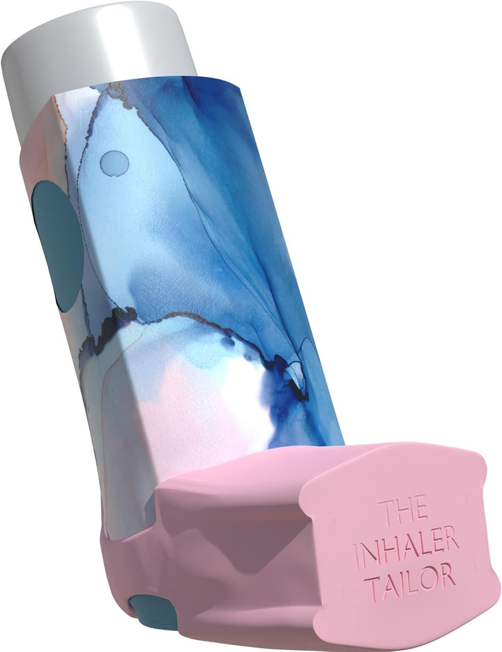 Classic Collection of Inhaler Cases – for Ventolin and Shorter Style Inhalers– Vegan Leather Case for Kids and Adults – Handmade in England (Carbon Fibre, Ventolin Style)