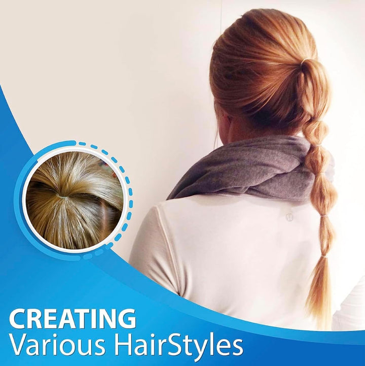 ™ 240X Small Hair Bands - Clear Elastic Hair Ties