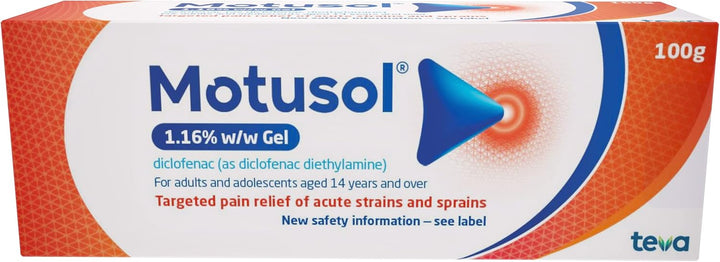 1.16% W/W Gel 100G - Targeted Pain Relief of Joints & Muscles in Acute Strains & Sprains