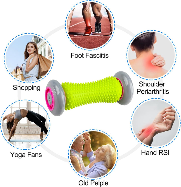 Foot Massage Roller, Muscle Roller Stick for Plantar Fasciitis Recovery and Tight Muscles Relax