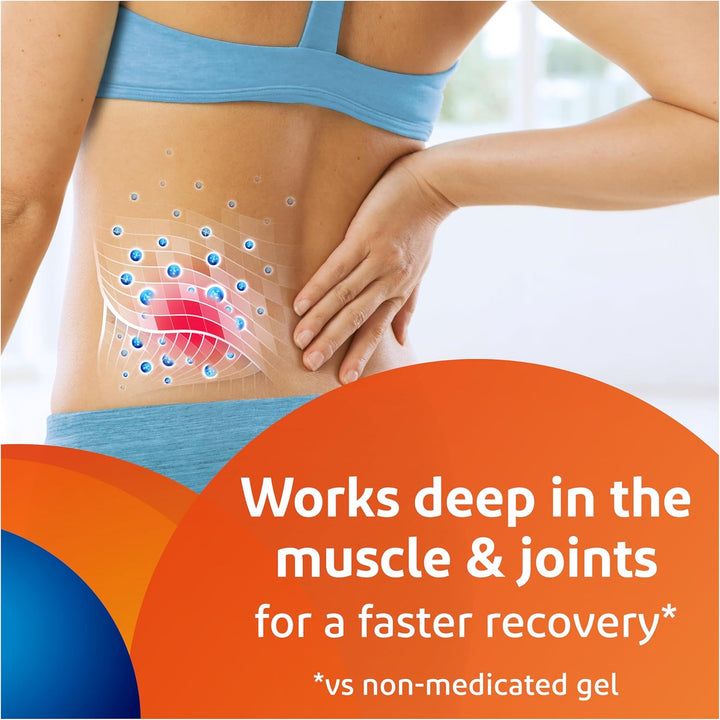 Back & Muscle Pain Relief 1.16% Gel, for Joint Pain Relief, Suitable for Knee Pain & Neck Pain, 100G