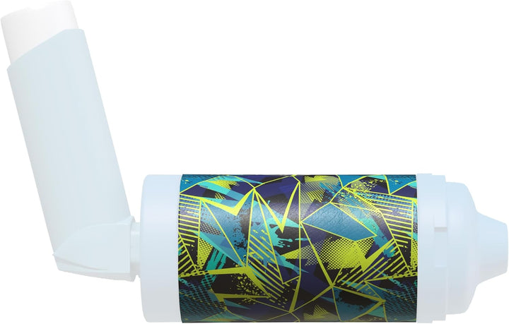 Spacer Cover in over 30 Designs – Vegan Leather Spacer Case for Kids and Adults – Handmade in England (Aint Easy Being Wheezy, Aerochamber plus Flow-Vu)