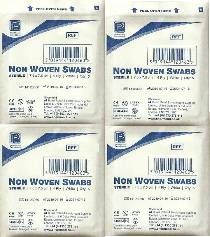 Non Woven Swab 4 Ply 10 X 10Cm (200)