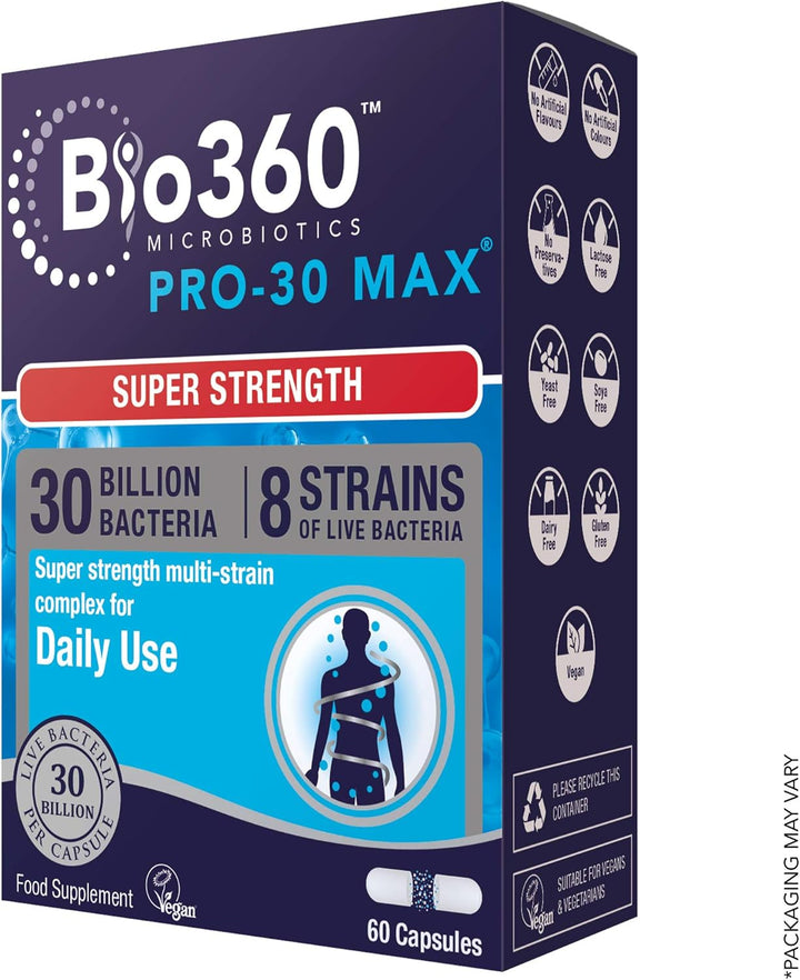 Bio360 Kidz Pro-5 Daily Microbiotic Powder 90G for Children 12 Months to 12 Years - 5 Billion Friendly Bacteria - Supports Digestive Health & Immunity Sugar Free Vegan Non-Gmo Gluten-Free