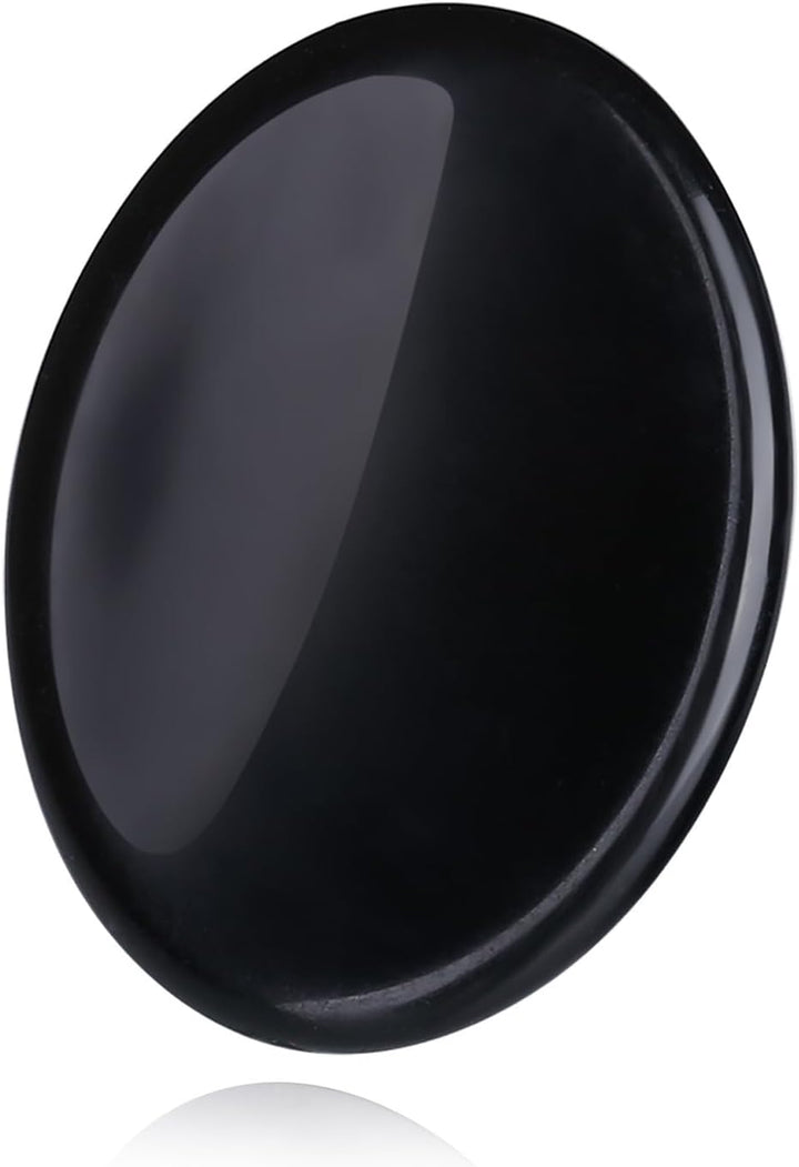 7 Chakra Crystal Worry Stone for Anxiety Relief for Adults,Healing Crystal Gifts for Women,Polished Crystal Gemstone Thumb Stone Mindfulness Gifts Small Gifts Stocking Fillers Women