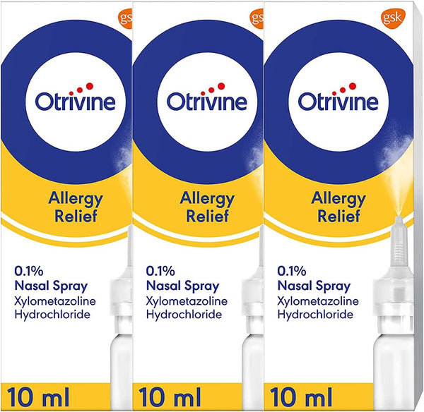 Otrivine Allergy Nasal Spray 10Ml X 3 Packs by Otrivine