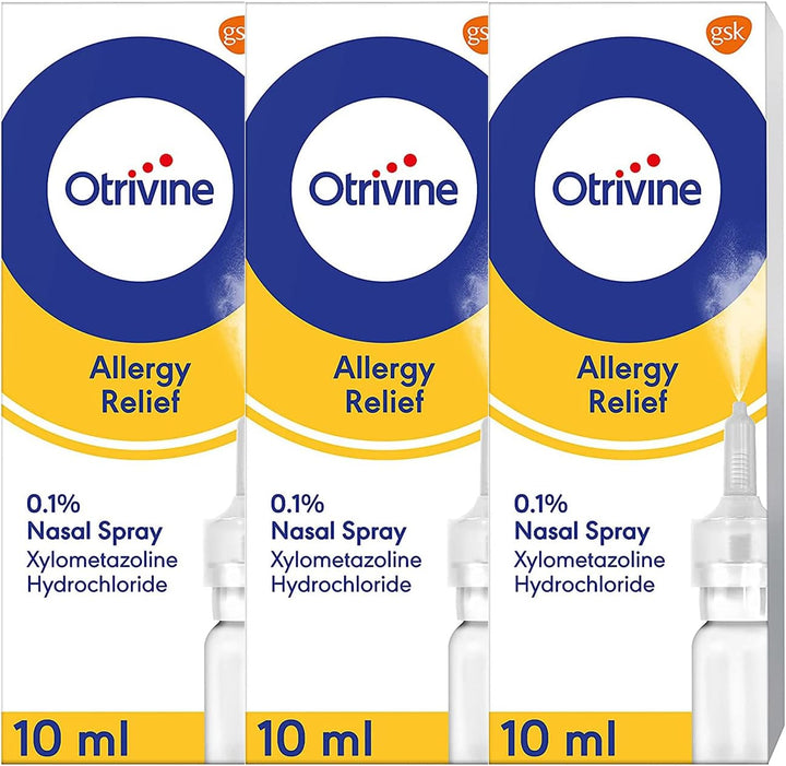 Otrivine Allergy Nasal Spray 10Ml X 3 Packs by Otrivine