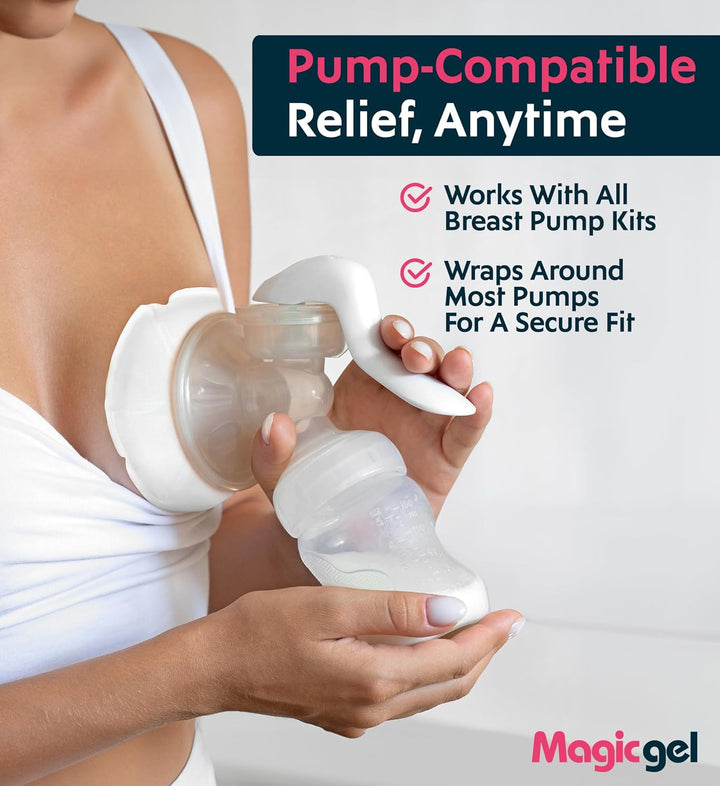 Luxury Breast Therapy Pack | the Breastfeeding Essentials for Nursing Mothers | Includes 2X Breast Ice Packs (Hot or Cold) for Breastfeeding or Breast Augmentation Post Surgery Pain Relief