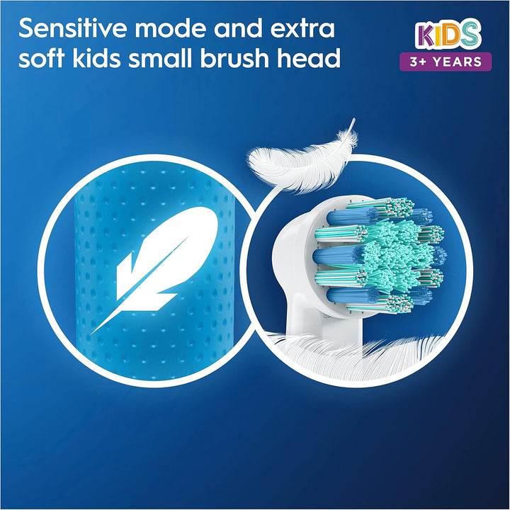 Stages Power Kids Electric Toothbrush Featuring Frozen Characters, 1 Handle, 1 Brush Head, UK 2 Pin Plug