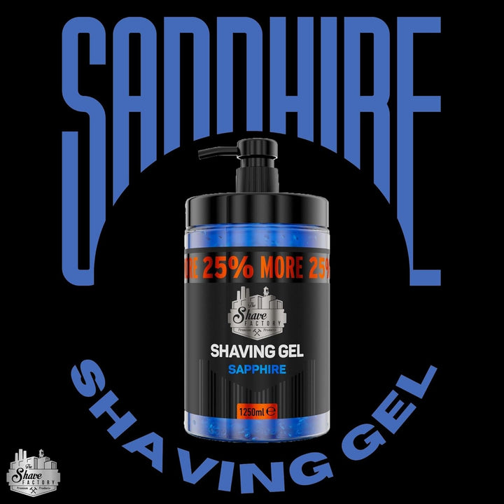 Shaving Gel with 25% More Free - Moisturizing Effect Fresh Active Product for Professional Barbers/Hairdressers and Traditional Shaving Enthusiasts