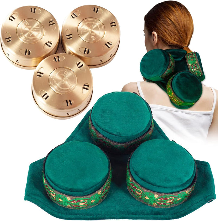 Portable Moxibustion Box, Temperature Control Moxibustion Burner Holder Box for Moxibustion Therapy Acupoint Massage