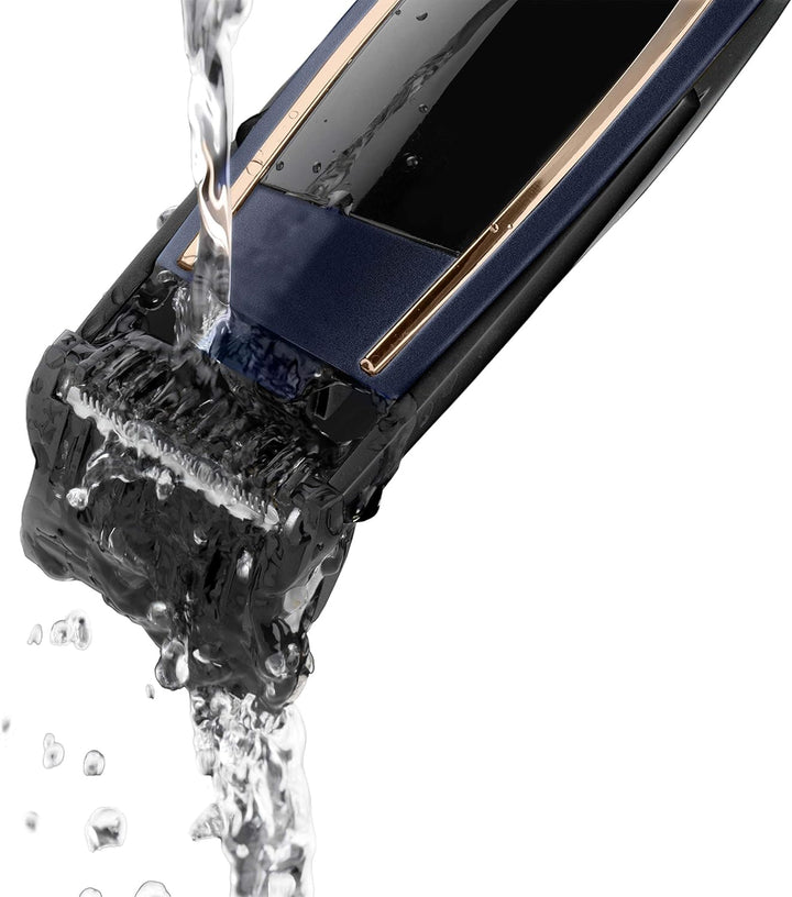 Babyliss Super Stubble XTP Beard Trimmer - Cordless & Waterproof Stubble/Beard Trimmer, 24 Length Settings (0.4-5Mm), Gifts for Men, Blue & Rose Gold, 7898DU