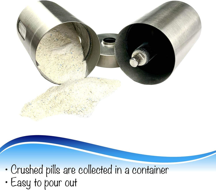 Pill Grinder/Crusher - Crushes Multiple Tablets/Pills into a Fine Powder