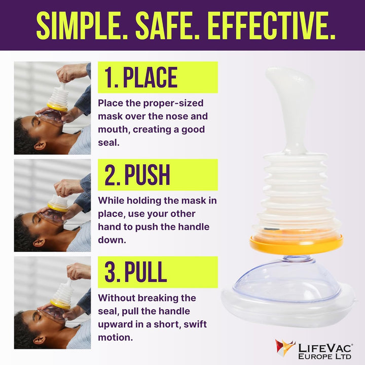 Travel Kit - Choking Rescue Device for Adults and Children First Aid Kit, Portable Airway Suction Rescue Device, First Aid Choking Device, Anti-Choking System, Airway Clearance Assistance