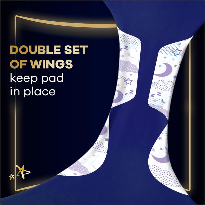 Ultra Sanitary Towels Secure Ultimate Night (Size 6) with Wings 3 X 16 Pads, Super Absorbent and Ultra Thin, for Menstrual Periods