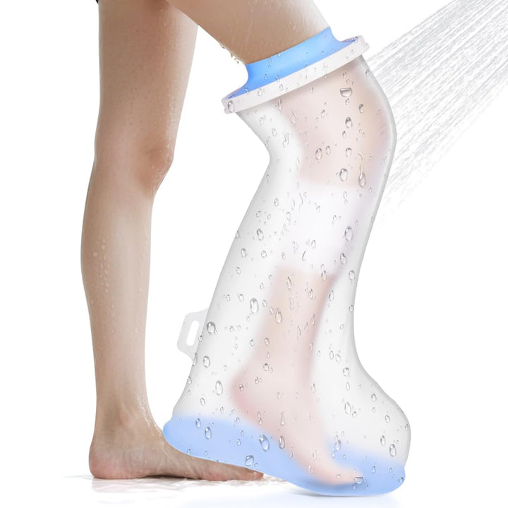 Waterproof Hand Cast Cover for Shower, Reusable Adult Hand Cover, Soft & Comfortable Cast Protectors for Wrist, Finger, Watertight Seal Cast Bag for Bandages, Dressings, Wound Care Supplies