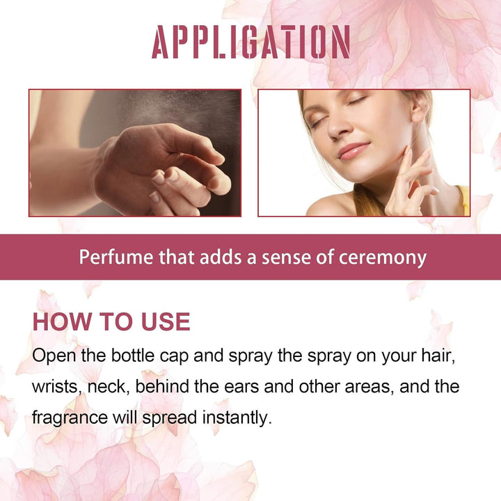 5PCS Brazilian Perfume Body Spray,Brazilian Perfume,Hair and Body Mist,Body Fragrance,Long Lasting Perfumes for Women,Fruity Body Spray Body Splash,Natural Moisturizing Body Splash for Women