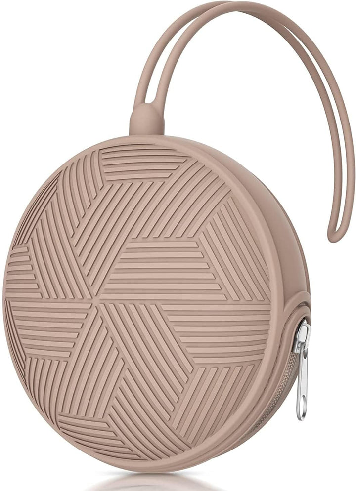 Dummy Holder Case Set,Bpa Free Silicone Pacifier Holder Pod,Dummy Storage Box,Portable Soother Pods for Baby Nappy Changing Bag Stroller,Travel,Home,Easy to Clean(Pink)