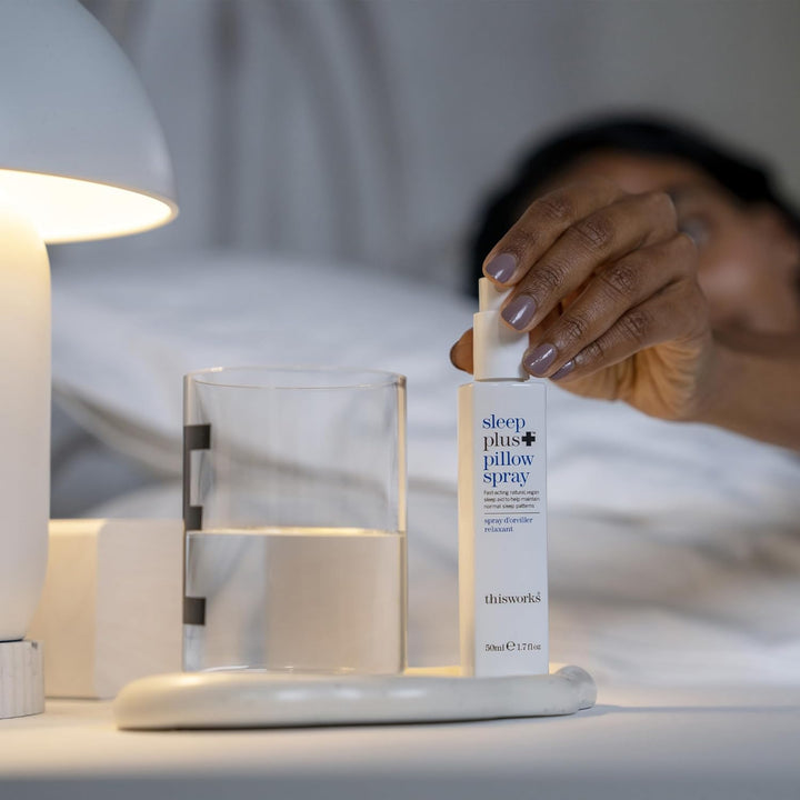 Sleep plus Pillow Spray, 50 Ml - Motion-Activated Sleep Spray Infused with Lavender, Camomile and Vetivert - Science-Backed Pillow Spray Designed to Aid Restless Sleepers