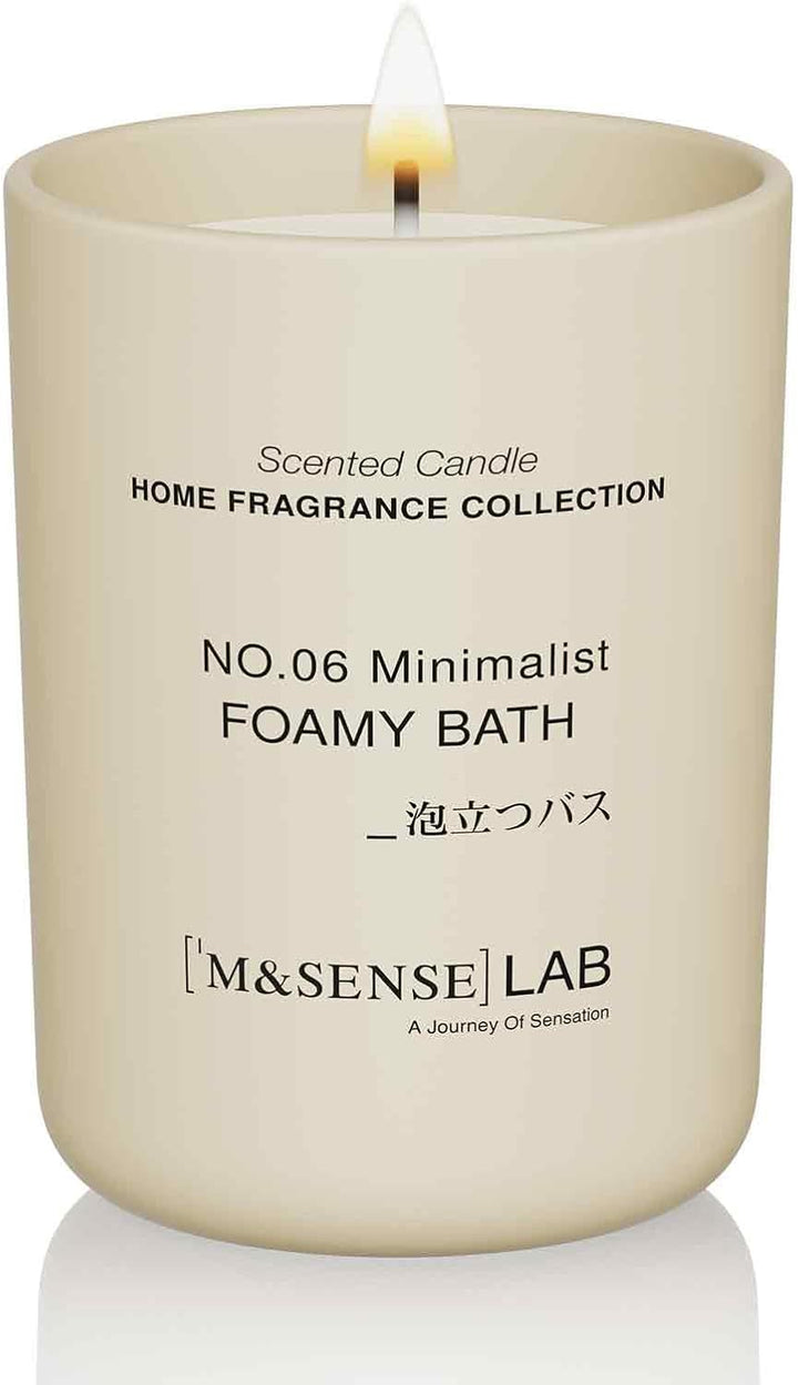 Natural Soy Candle Non Toxic Oud Wood Scented Candles for Home Small Jar Candles 150G 30 Hours Burn Time Minimalist Aromatherapy Candle Gift for Relaxation, Stress Relief,Mediation