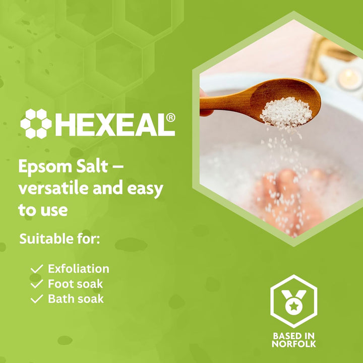 Epsom Salt 25Kg – 25Kg Bag of Food Grade Magnesium Sulphate for Bathing, Gardening & Household Use – Suitable for Personal Care, Soil Enrichment, and More