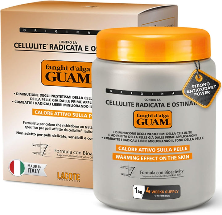 Seaweed Mud Stubborn & Deeply Rooted anti Cellulite Treatment - 500G Antioxidant Hot Body Mask Cellulite Remover for Legs & Thighs - Skin Firming Cream to Reduce Imperfections & Boost Circulation