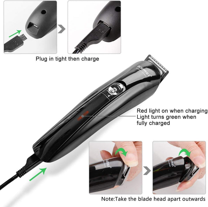 Beard Trimmer Hair Clipper All 11 in 1 Man'S Grooming Kit Facial Nose and Head Haircut Trimming, Rechargeable Mustache Trimmers Shaver Suit Hair Cutter with Fast Charge