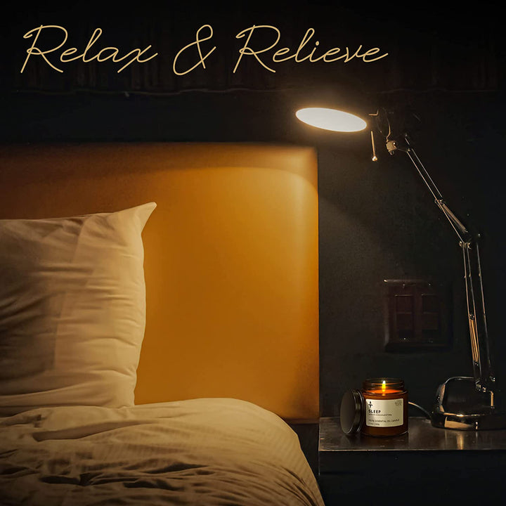 Sleep Candles Gifts for Women & Men – Lavender Scented Candles Gift Set for Anxiety, Lavender Promotes Sleep, Chamomile Relieves Stress, Relaxation/Birthday Gifts for Women