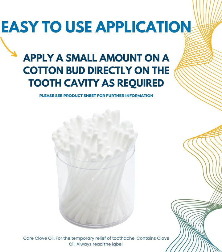 Clove Oil, Provides Temporary Toothache Relief, Contains Local Anaesthetic, Mild Antiseptic Effect, 10Ml